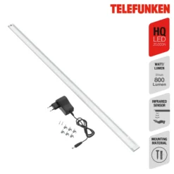 Lámpara LED bajo mueble Zeus, longitud 87 cm