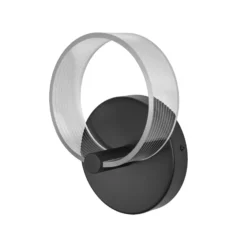 Lámpara LED de pared OSRAM Decor Circle, CCT, negro
