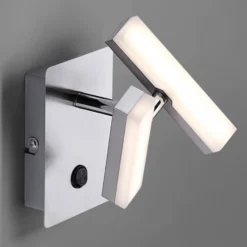 Lámpara LED de pared Rico angular de 2 llamas