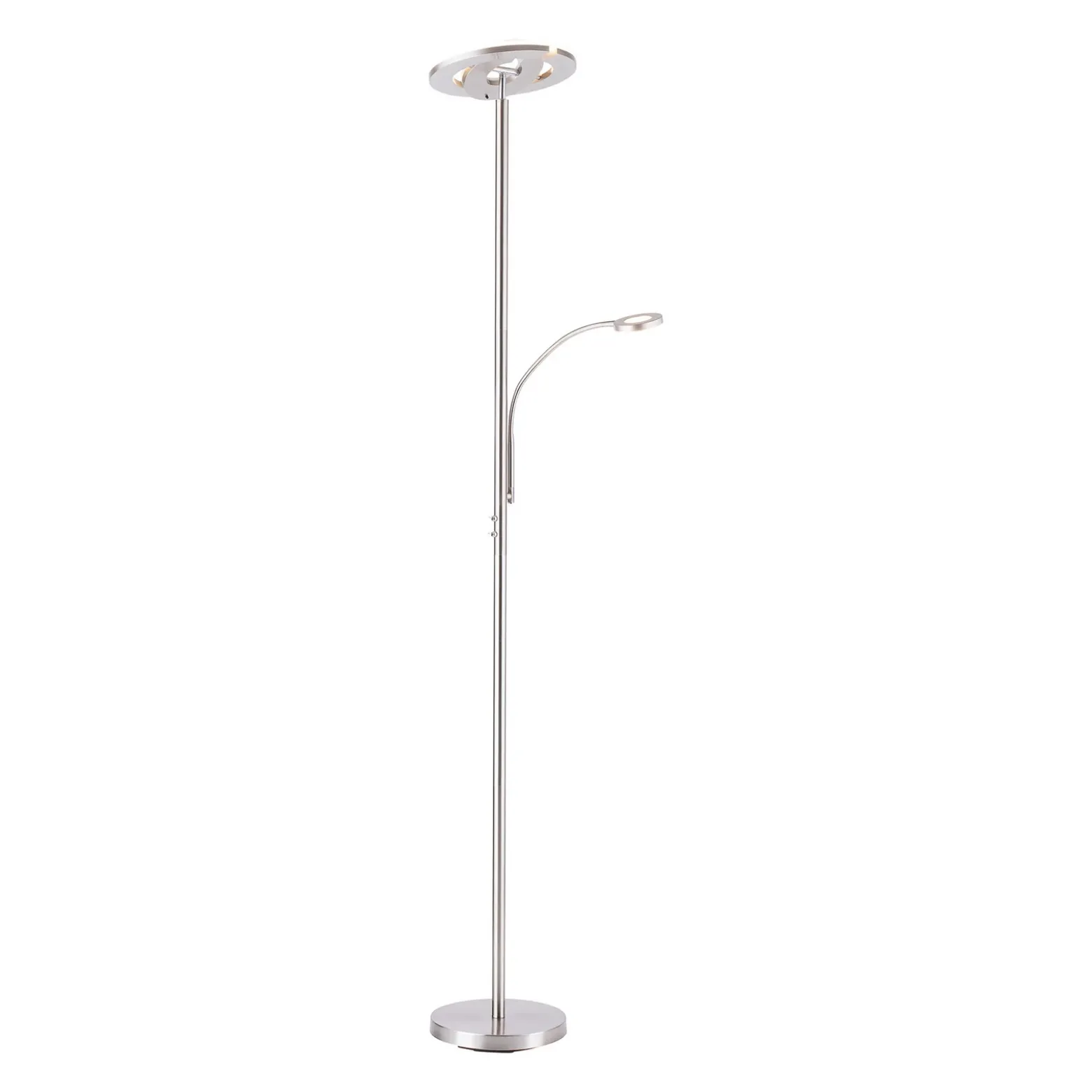 lámpara LED de pie LOLAsmart Rocco con brazo de lectura