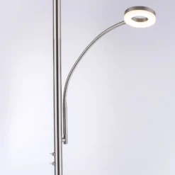 lámpara LED de pie LOLAsmart Rocco con brazo de lectura