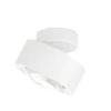 Lámpara LED de techo Arcchio Rotari, blanca, 12 cm, orientable
