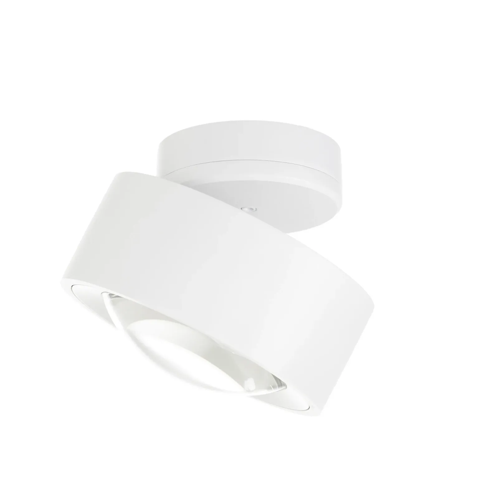 Lámpara LED de techo Arcchio Rotari, blanca, 12 cm, orientable