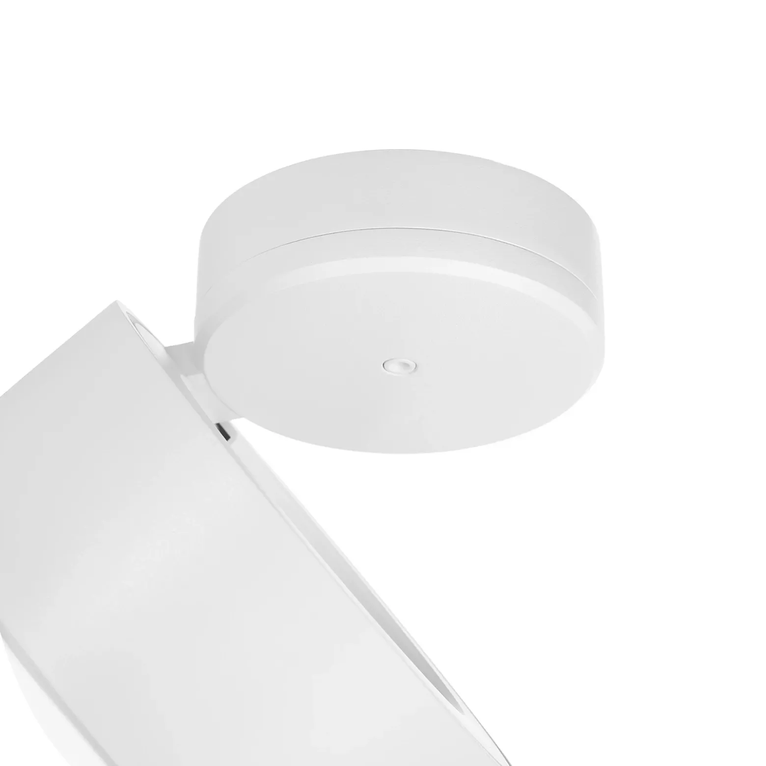 Lámpara LED de techo Arcchio Rotari, blanca, 12 cm, orientable