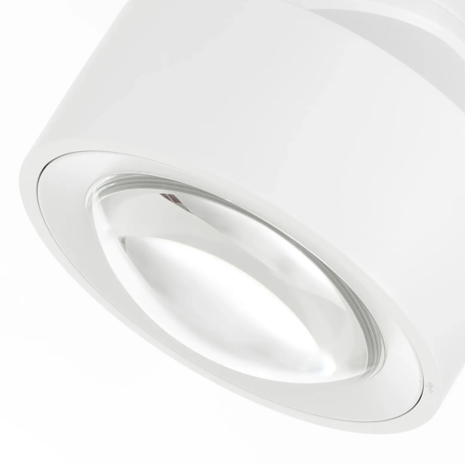 Lámpara LED de techo Arcchio Rotari, blanca, 12 cm, orientable