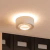 Lámpara LED de techo Arcchio Rotari, con lente, 2 luces fijas