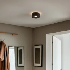 Lámpara LED de techo Arcchio Rotari, Ø 12 cm, luz hacia arriba y hacia abajo,