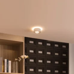 Lámpara LED de techo Arcchio Rotari, con lente, 2 luces fijas