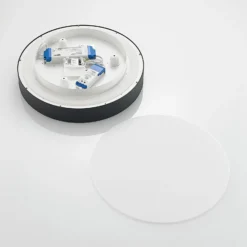 Lámpara LED de techo Arcchio Vanida, negra, Ø 40 cm, arriba/abajo