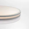 Lámpara LED de techo Arnim, blanca, plástico, Ø 49cm, IP44