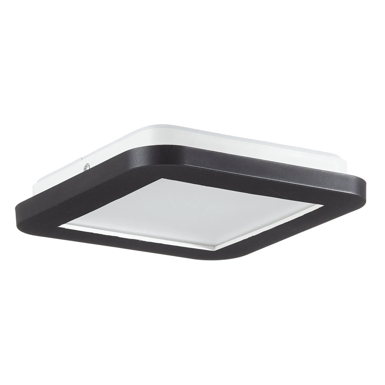 Lámpara LED de techo Camillus, cuadrado, 17 cm