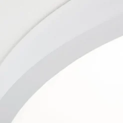 lámpara LED de techo Disc, blanca, Ø 28 cm, CCT, metal/plástico
