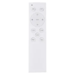 Lámpara LED de techo Doro, Ø 60 cm, grafito oscuro/madera, madera, CCT