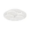 Lámpara LED de techo Dots, blanca, Ø 50 cm, metal/acrílico, CCT