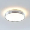 Lámpara LED de techo Emelie de Lindby, Ø 27 cm, color aluminio, metal