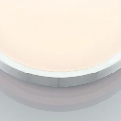 Lámpara LED de techo Emelie de Lindby, Ø 35 cm, color aluminio, metal