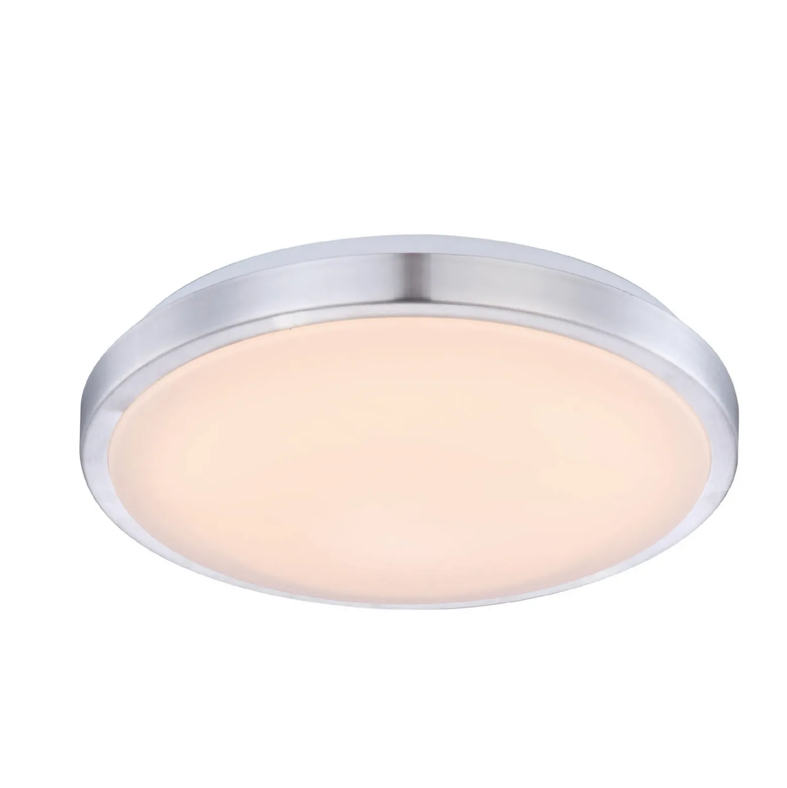 Lámpara LED de techo Emelie de Lindby, Ø 35 cm, color aluminio, metal