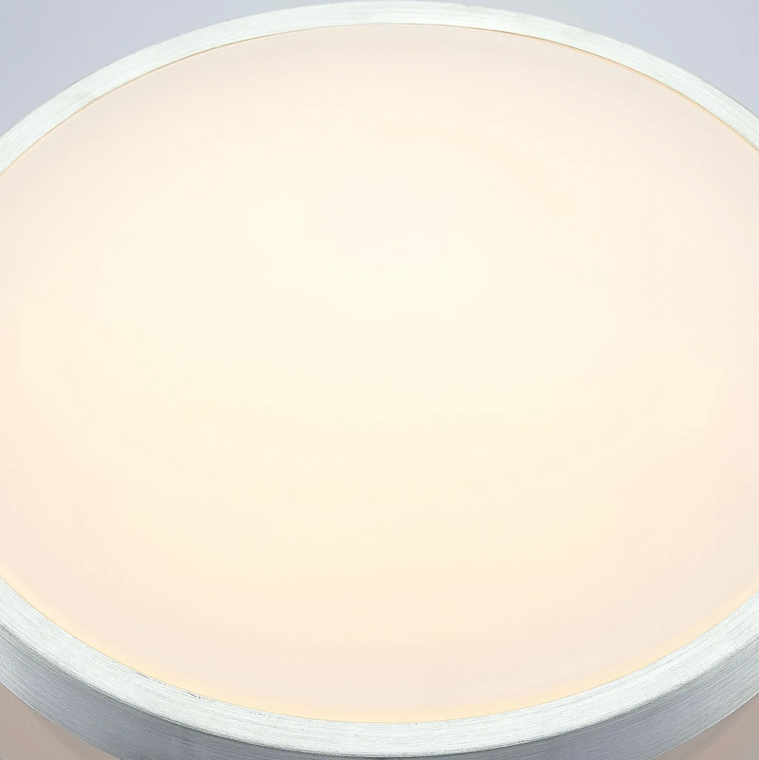 Lámpara LED de techo Emelie de Lindby, Ø 42 cm, color aluminio, metal