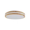 Lámpara LED de techo Emiva de Lindby, Ø 40 cm, madera clara, CCT