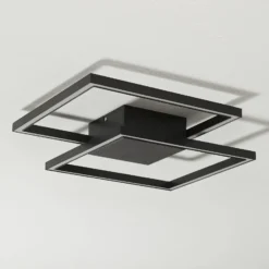 Lámpara LED de techo Falcon, negro