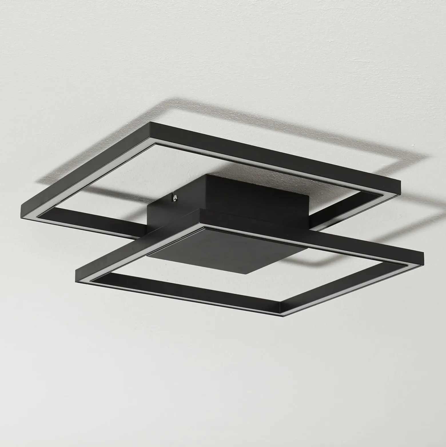 Lámpara LED de techo Falcon, negro