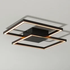 Lámpara LED de techo Falcon, negro