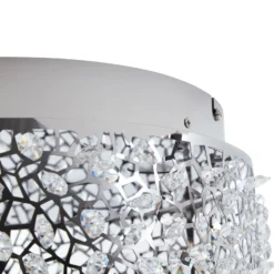Lámpara LED de techo Felias brillante, redonda