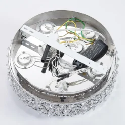 Lámpara LED de techo Felias brillante, redonda