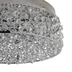 Lámpara LED de techo Felias brillante, redonda