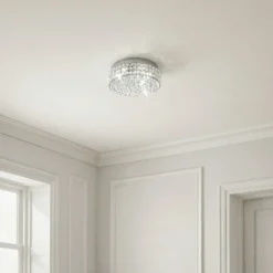 Lámpara LED de techo Felias brillante, redonda