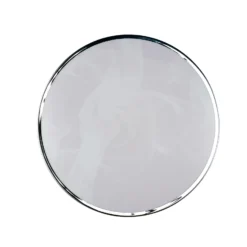 Lámpara LED de techo Fena, color cromo, Ø 38 cm, metal, IP44