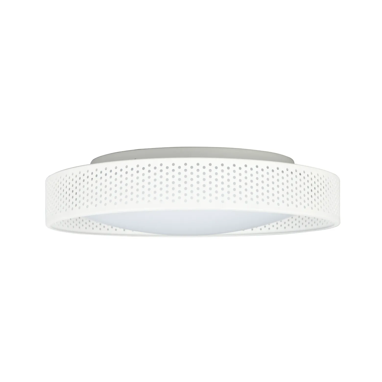 Lámpara LED de techo Filippo, blanco mate, Ø 33 cm, metal, CCT, IP44