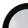 Lámpara LED de techo Filippo, negro mate, Ø 33 cm, metal, CCT, IP44