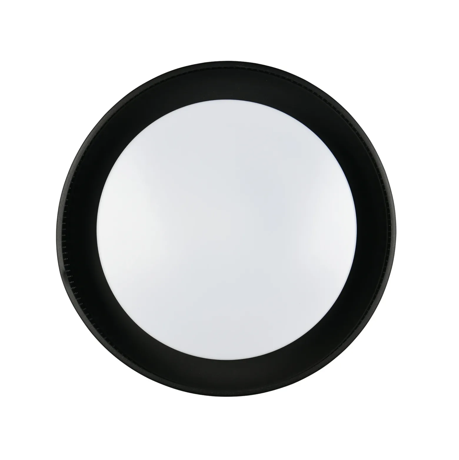 Lámpara LED de techo Filippo, negro mate, Ø 33 cm, metal, CCT, IP44