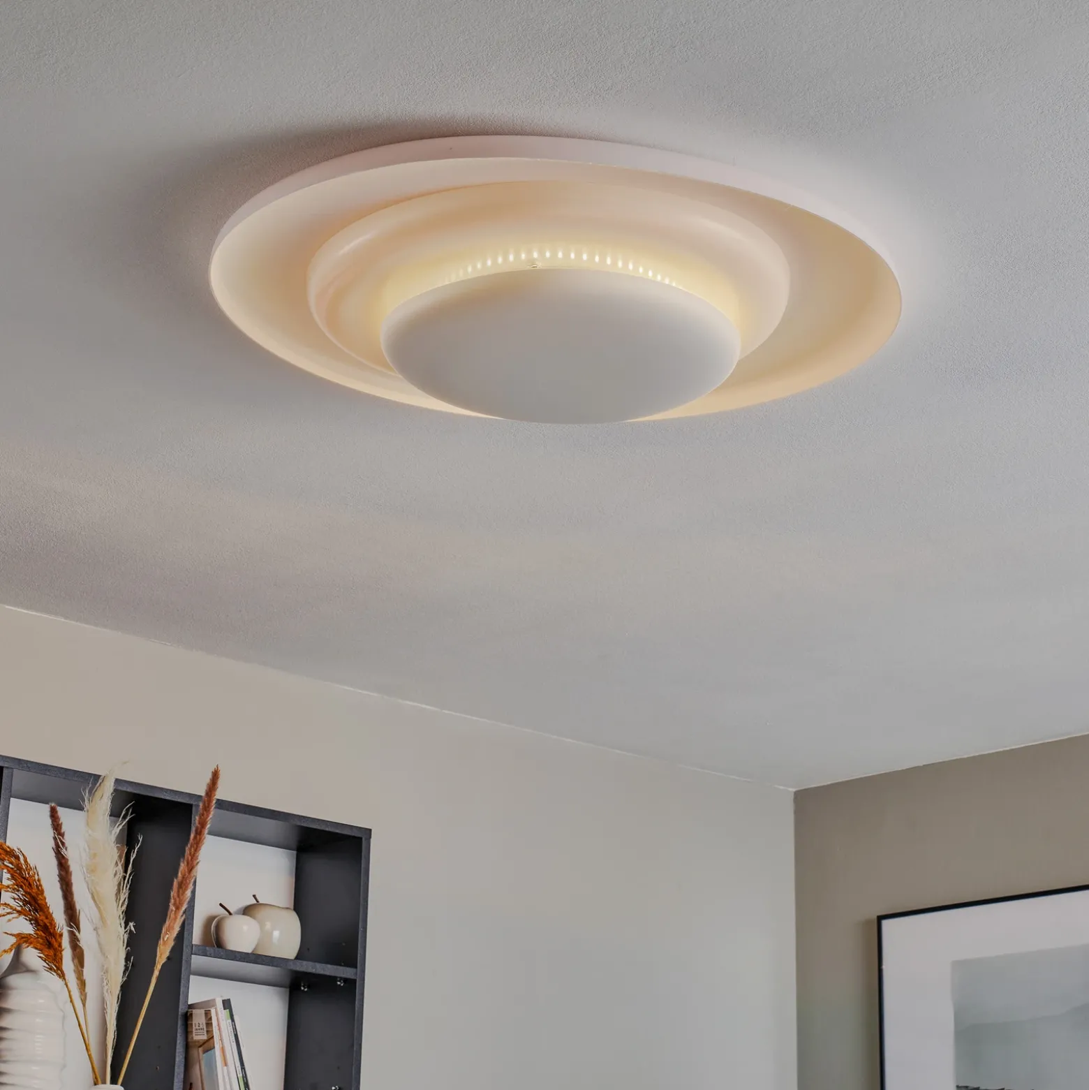 lámpara LED de techo Foscarini Bahia atenuable, 76 cm