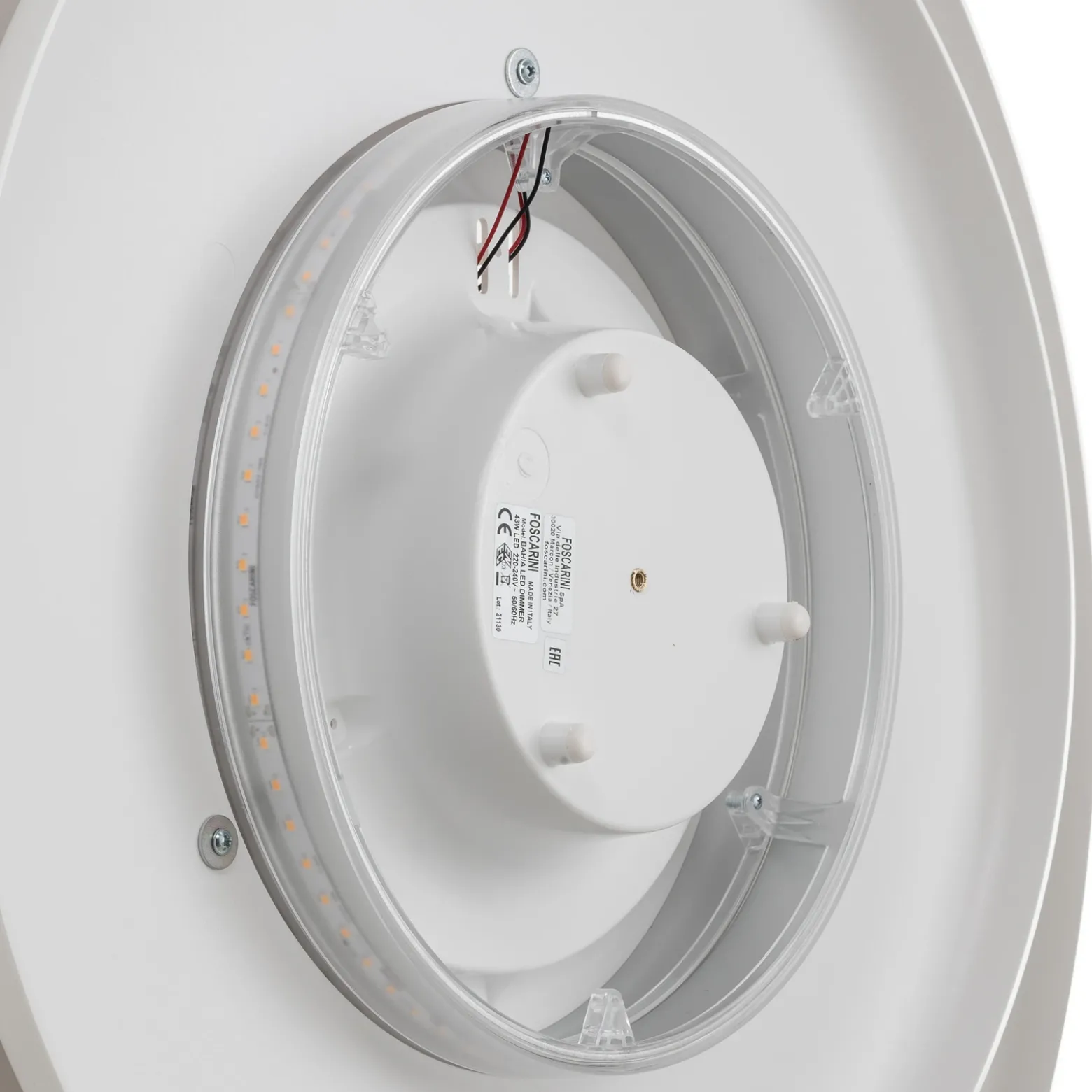 lámpara LED de techo Foscarini Bahia atenuable, 76 cm