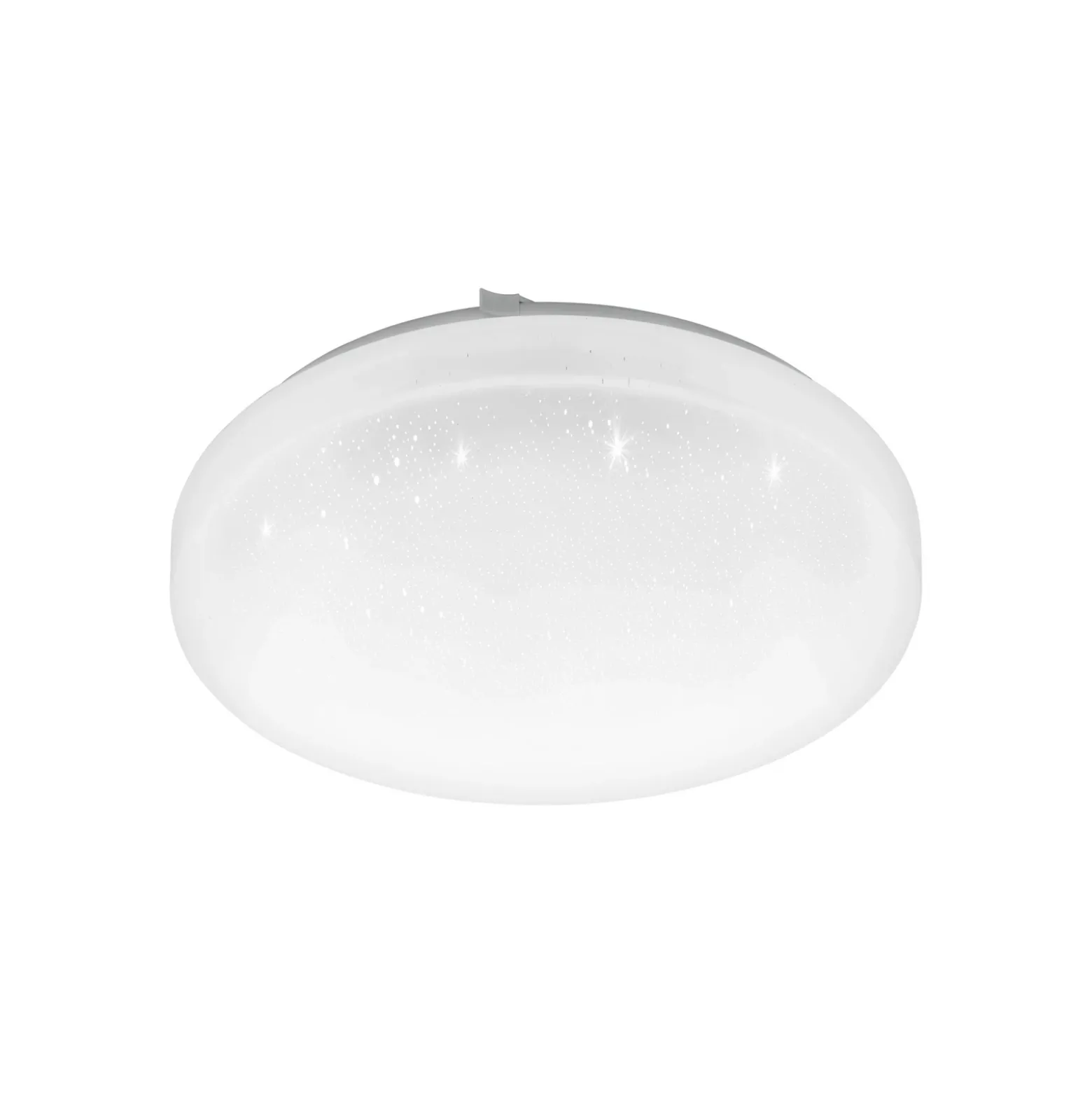 Lámpara LED de techo Frania-S efecto cristal Ø28cm
