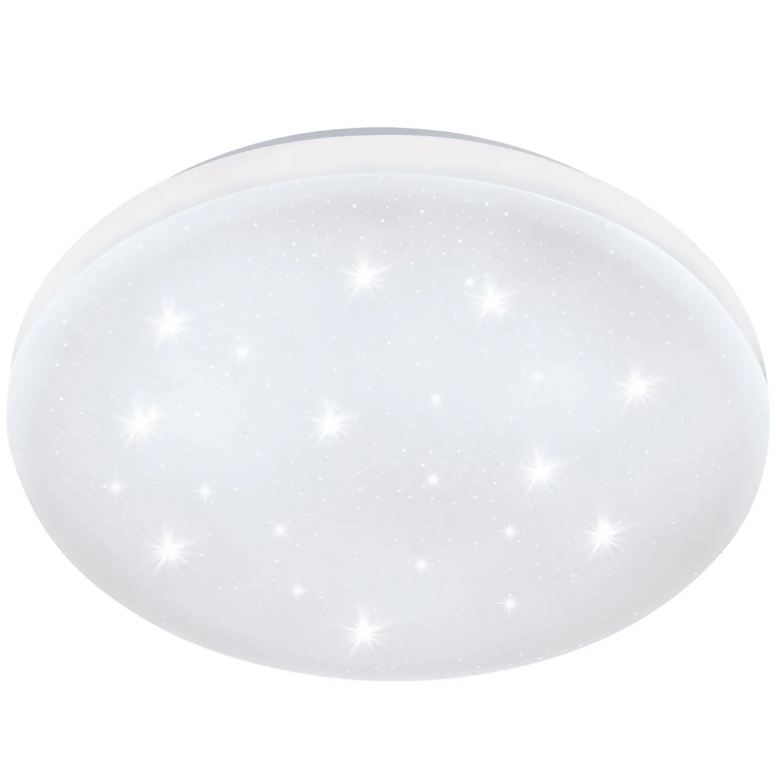 Lámpara LED de techo Frania-S efecto cristal Ø43cm