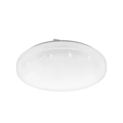 Lámpara LED de techo Frania-S efecto cristal Ø33cm
