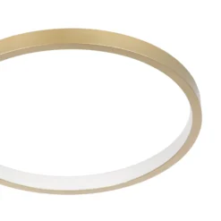 Lámpara LED de techo Gafares, oro, aluminio, 41 cm control remoto CCT