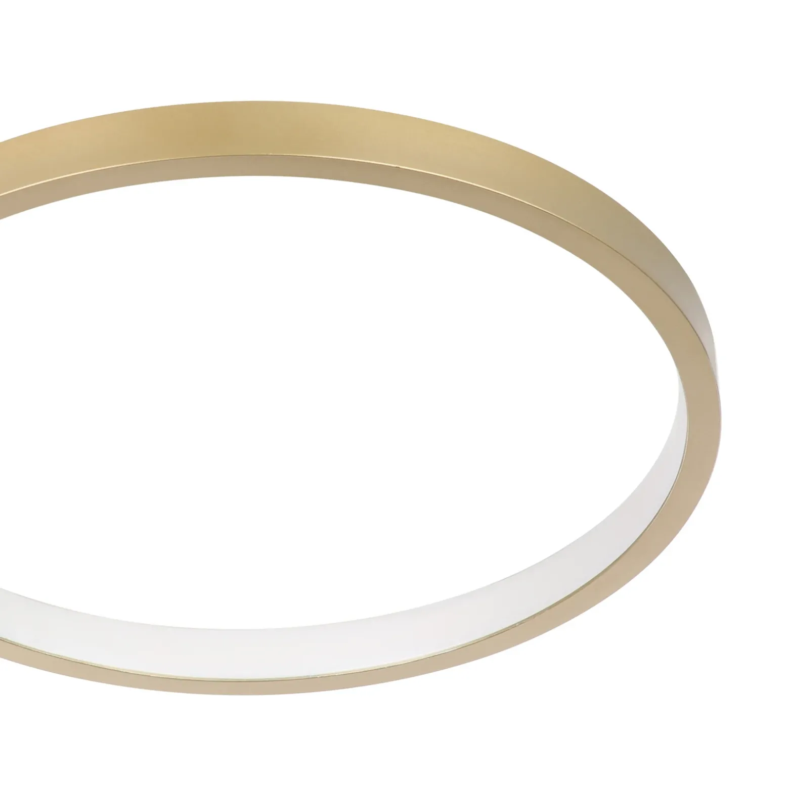 Lámpara LED de techo Gafares, oro, aluminio, 41 cm control remoto CCT