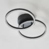 Lámpara LED de techo Giotto, 2 luces, negro