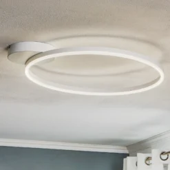 Lámpara LED de techo Giotto, 1 luz, blanco