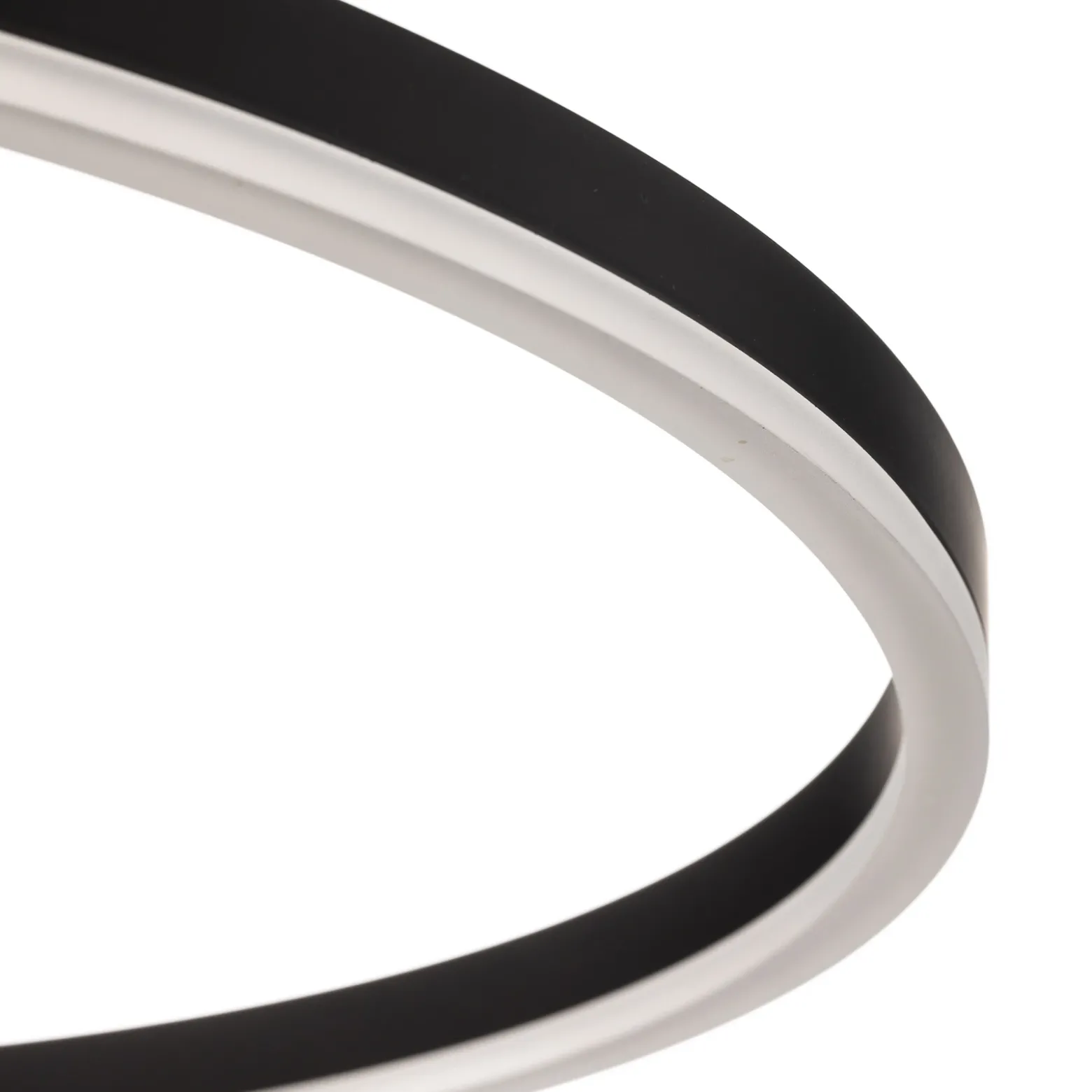 Lámpara LED de techo Giotto, 1 luz, negro
