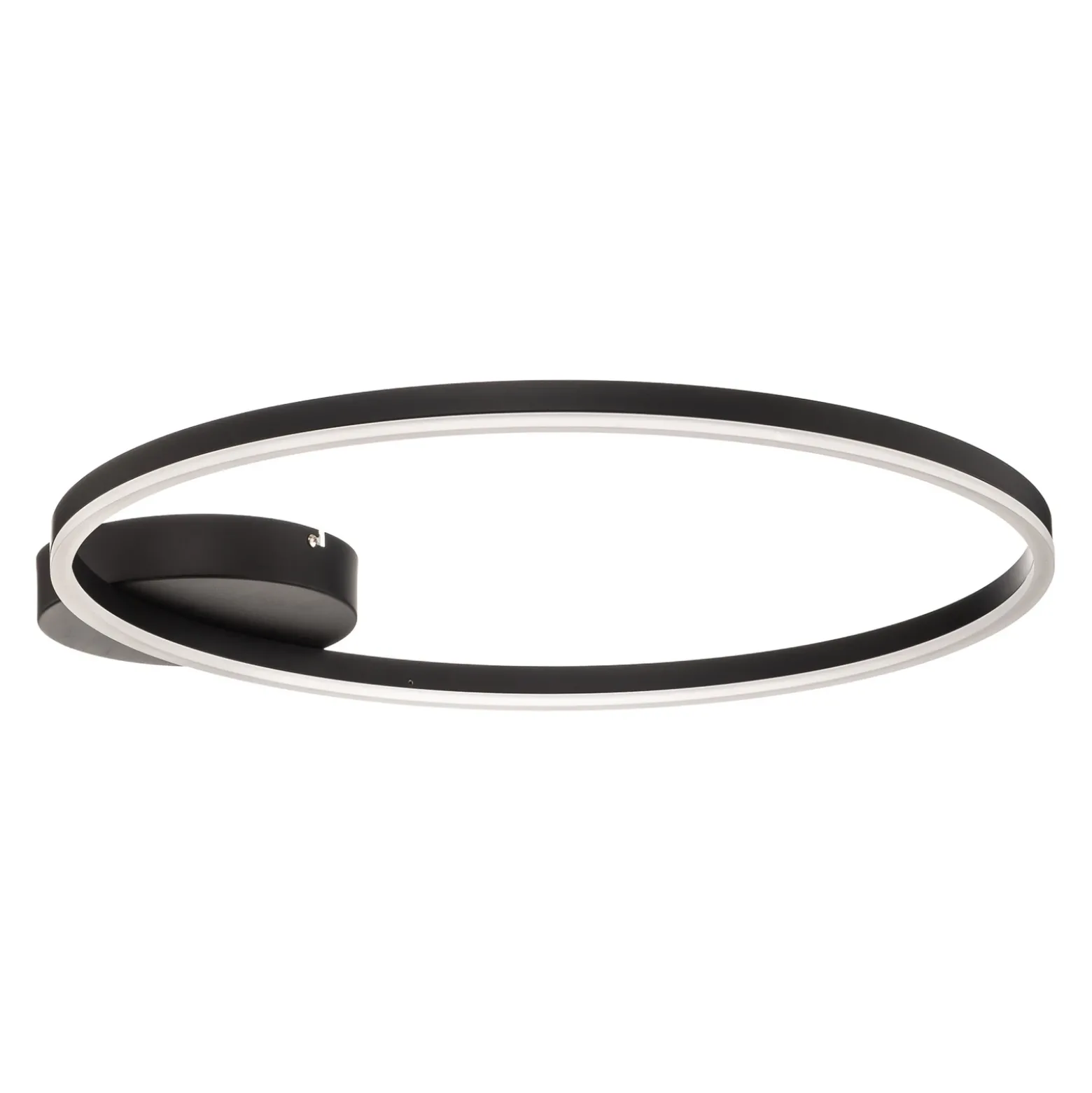 Lámpara LED de techo Giotto, 1 luz, negro