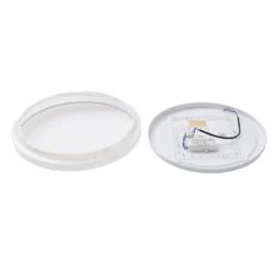 Lámpara LED de techo Glamo de Lindby, Ø 39 cm, cromo, blanco, IP44