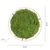 Lámpara LED de techo Green Ritus, musgo atenuable Ø58,5cm