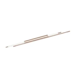 Lámpara LED de techo Helestra LEDA, marrón, longitud 150 cm, atenuable
