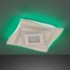 Lámpara LED de techo HERO, arena, 40 x 40 cm, control remoto, CCT atenuable