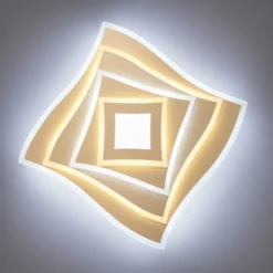 Lámpara LED de techo HERO, arena, 40 x 40 cm, control remoto, CCT atenuable